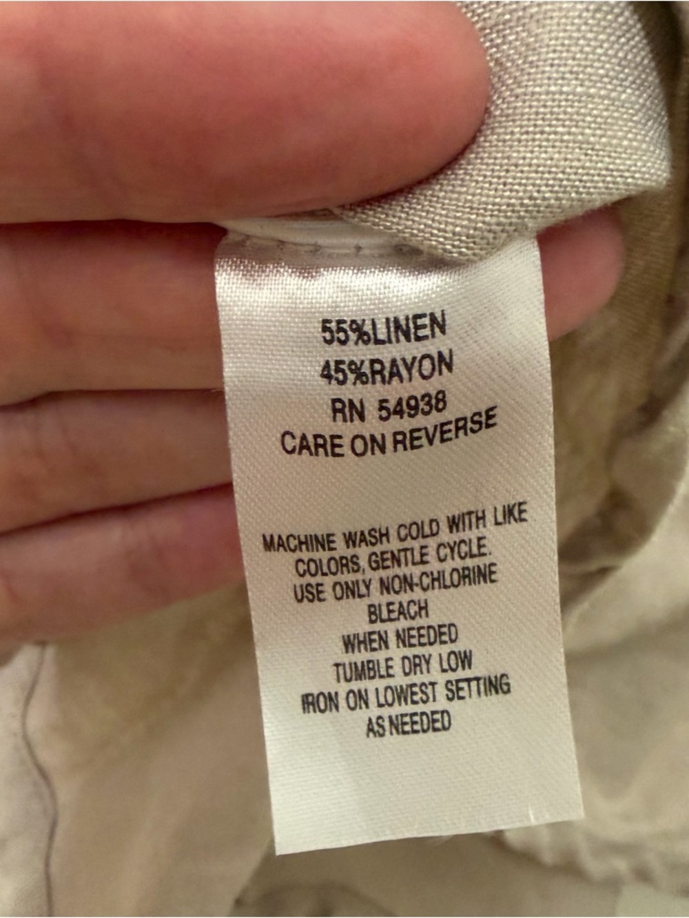 Appraisal Women Linen Blend Wrap Top – Size 2X - Picture 4 of 4